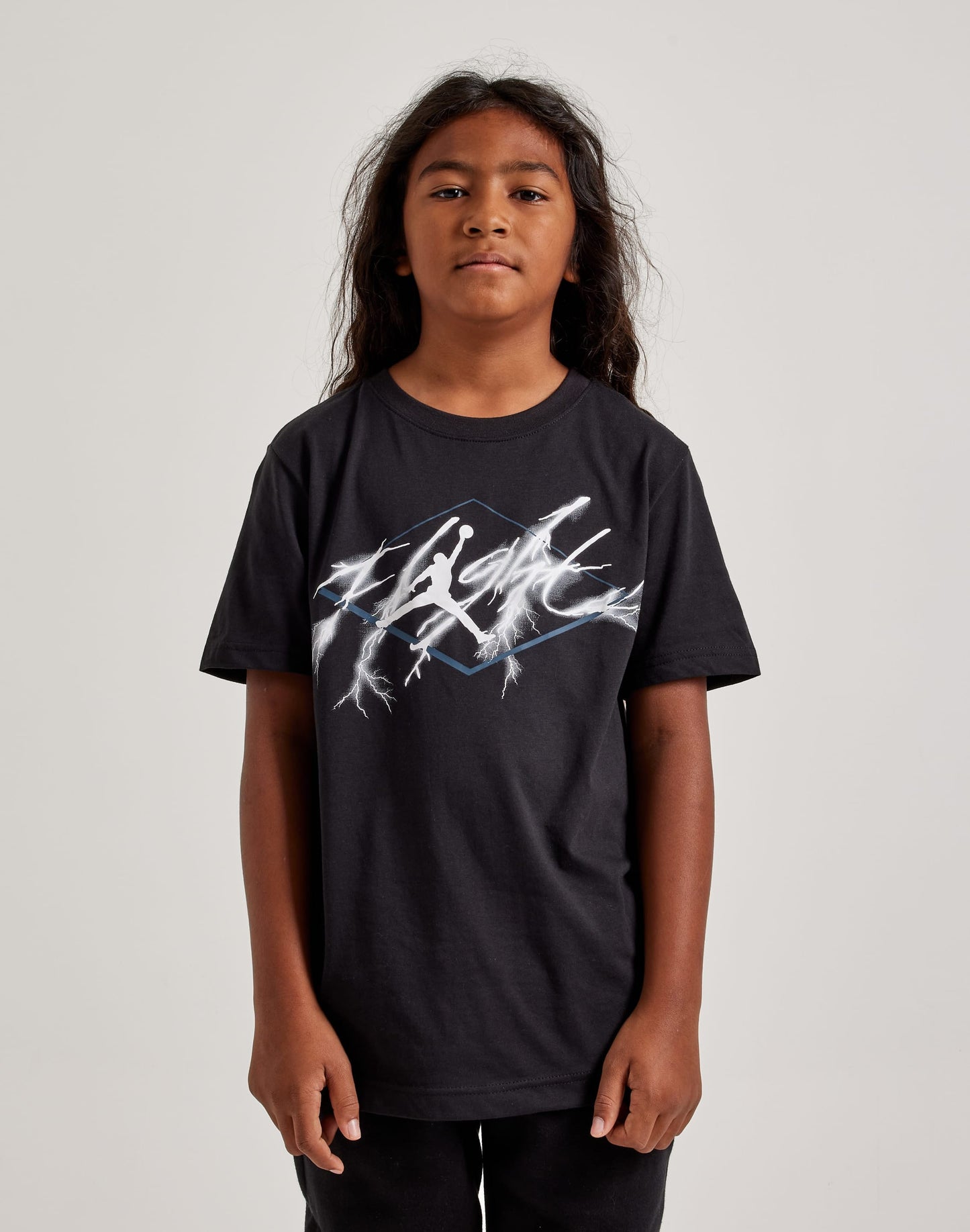 AJ4 Flight Lightning Tee Grade-School