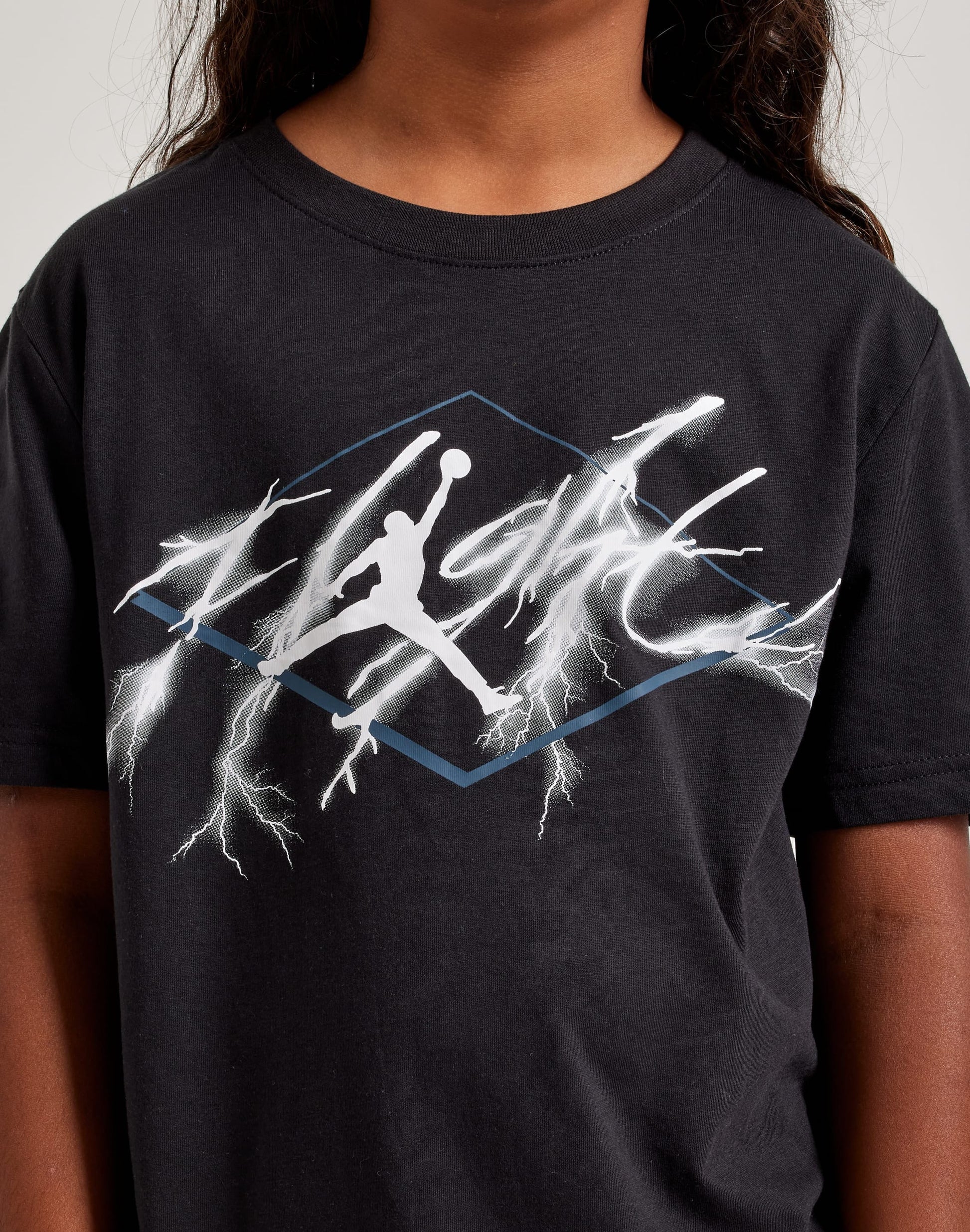 AJ4 Flight Lightning Tee Grade-School
